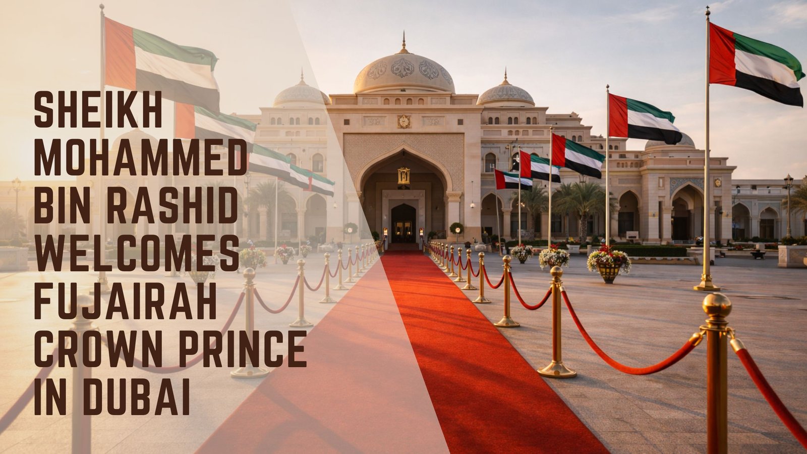 Sheikh Mohammed Fujairah Crown Prince meeting