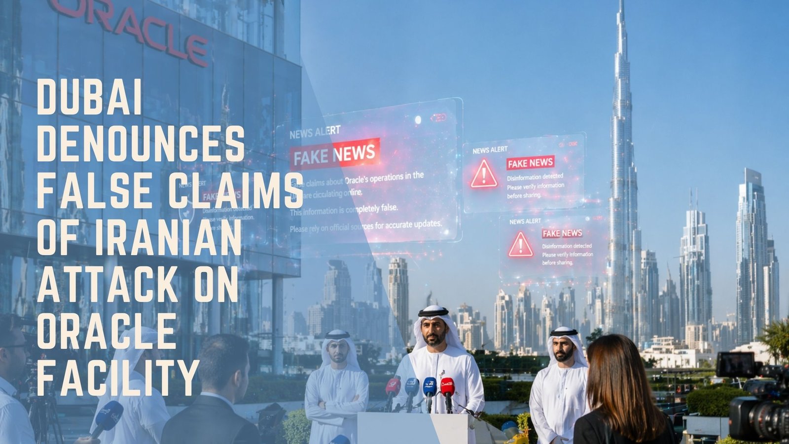 Dubai Oracle facility false attack claim