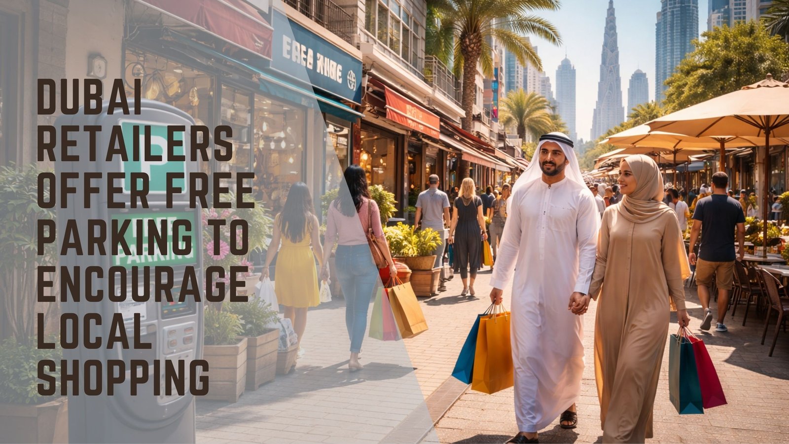 Dubai free parking shopping initiative local retailers