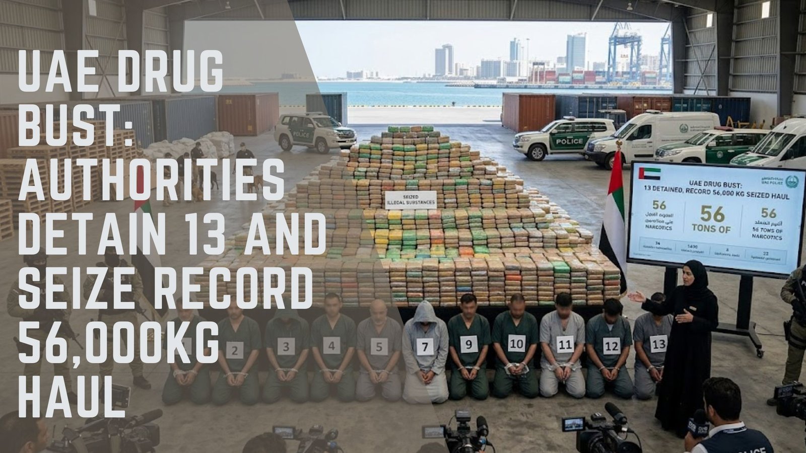 UAE drug bust 56 tons