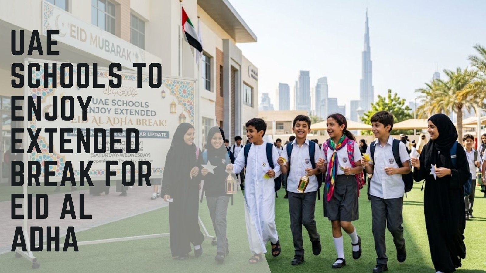 UAE school holidays May 2026