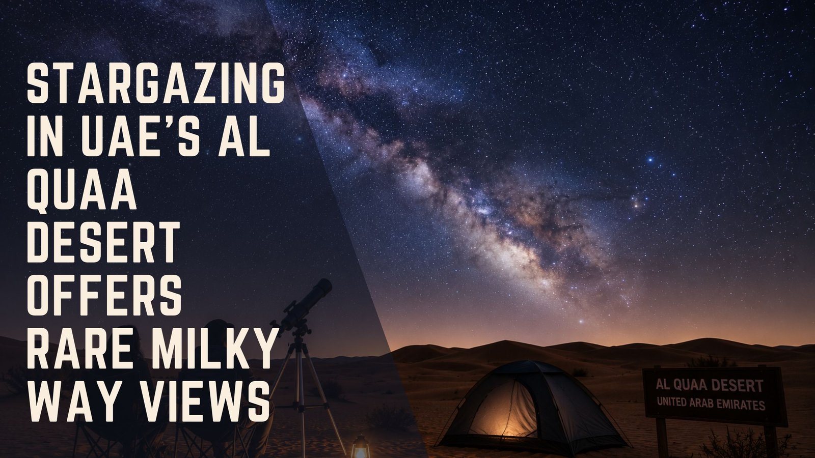 Al Quaa Desert Stargazing