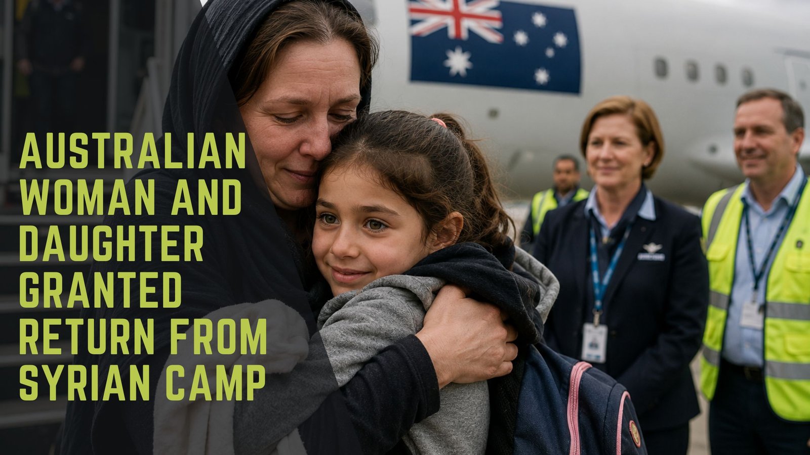 Australian Woman Returns from Syrian Camp