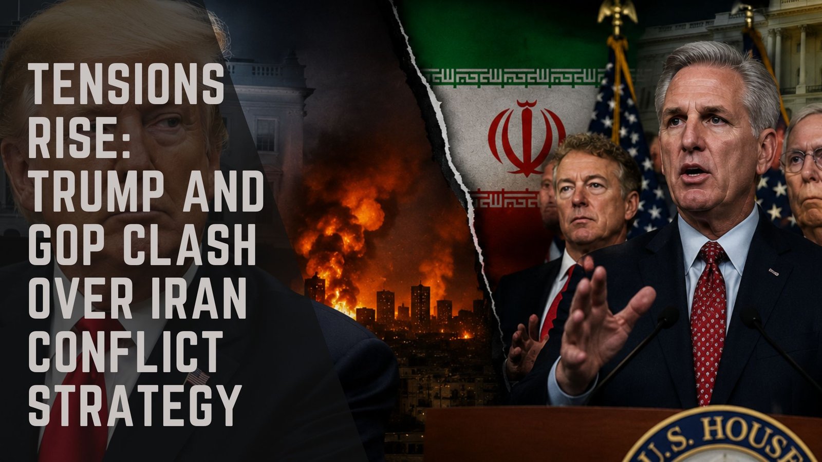 Trump GOP Iran Conflict Strategy