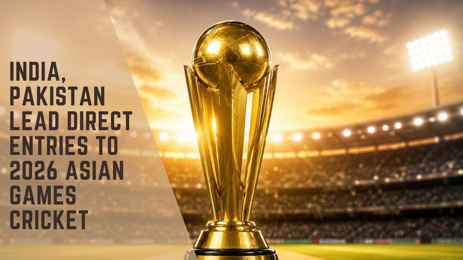 2026 Asian Games Cricket