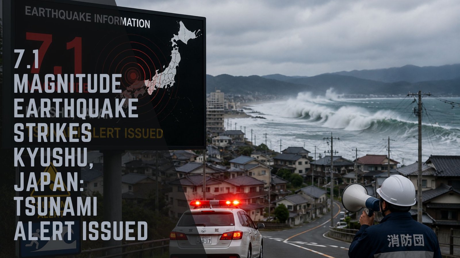Kyushu Japan Earthquake Tsunami Alert