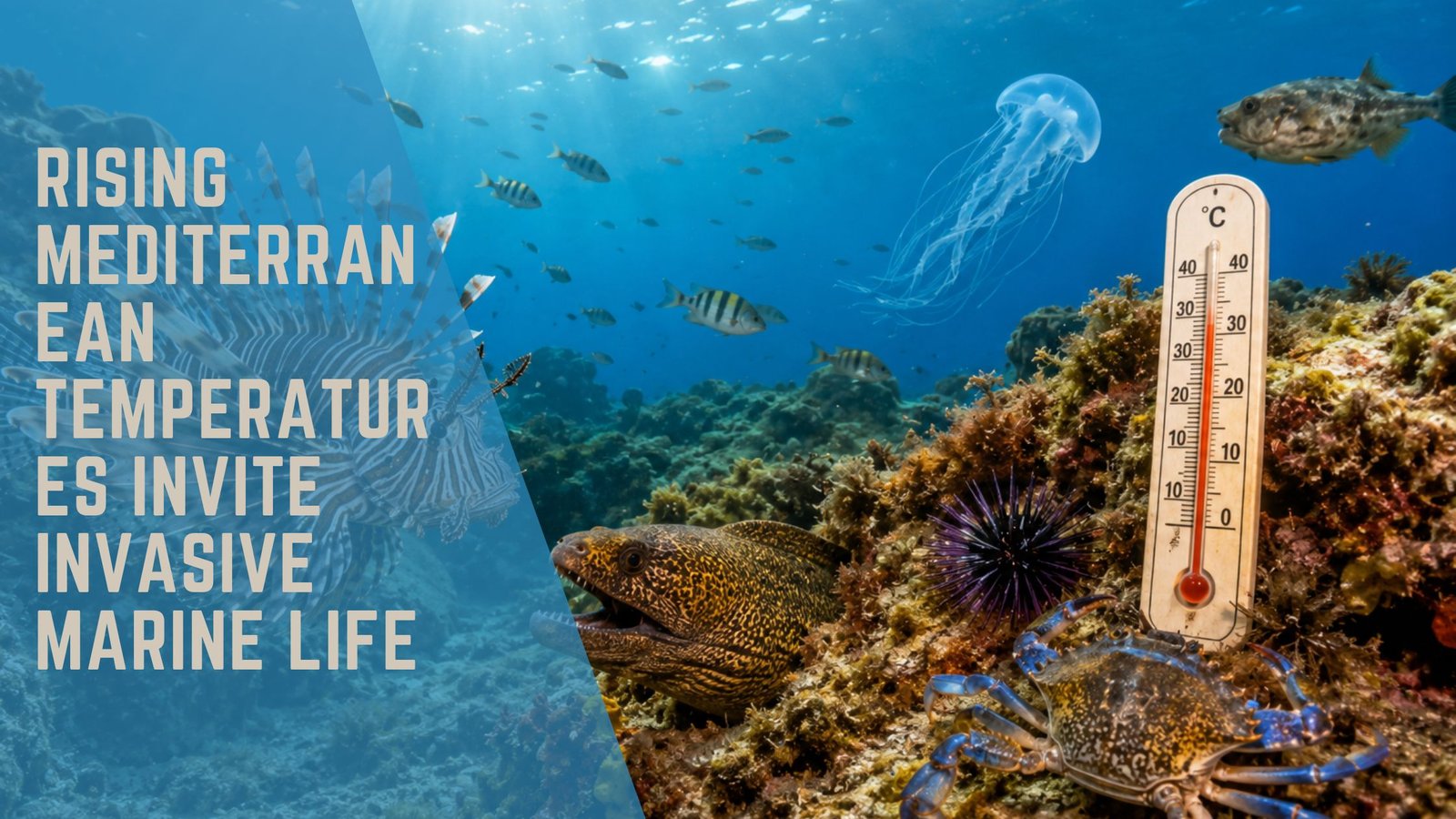 Rising Mediterranean Temperatures Invite Invasive Marine Life