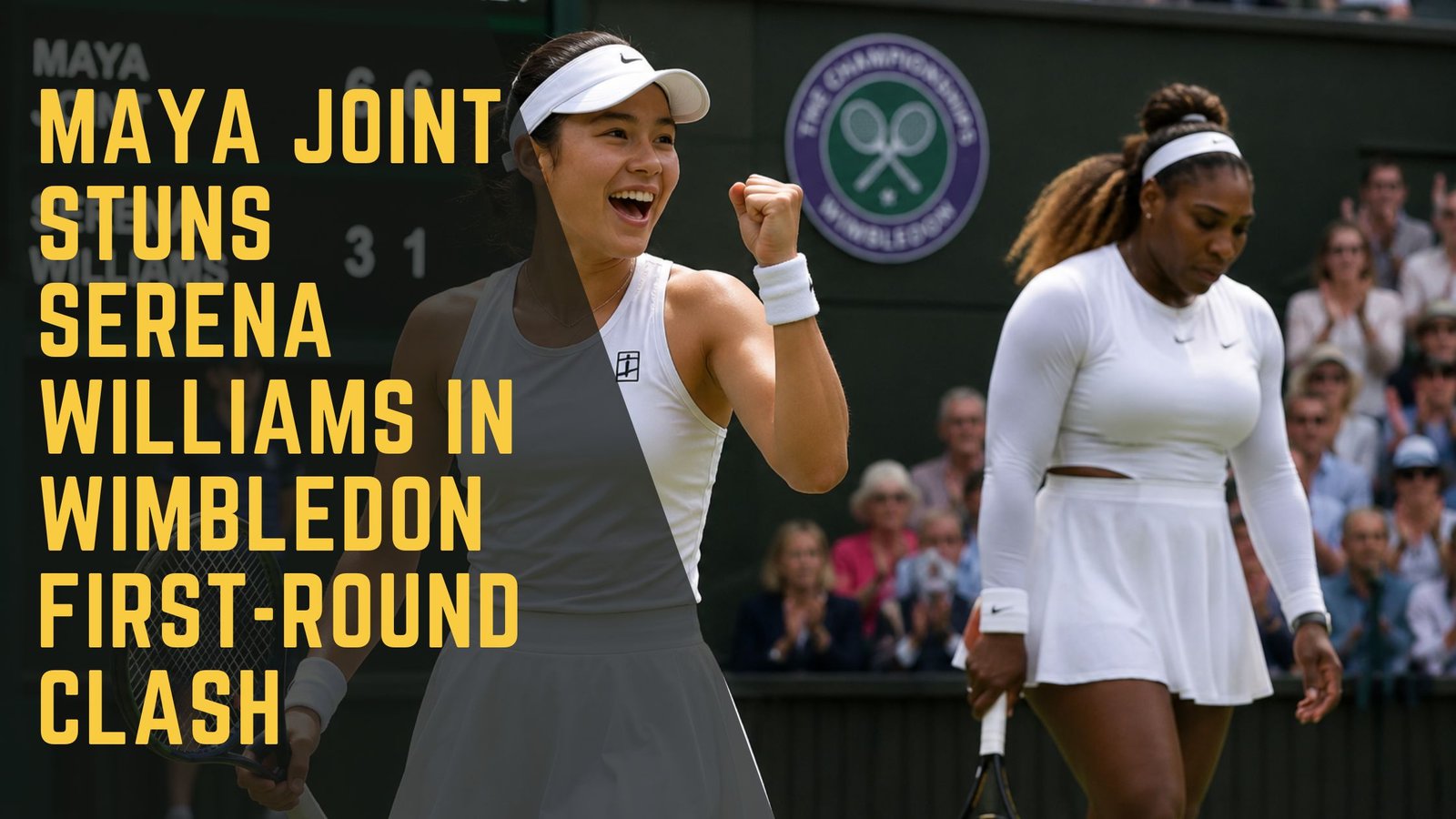 Maya Joint vs Serena Williams Wimbledon