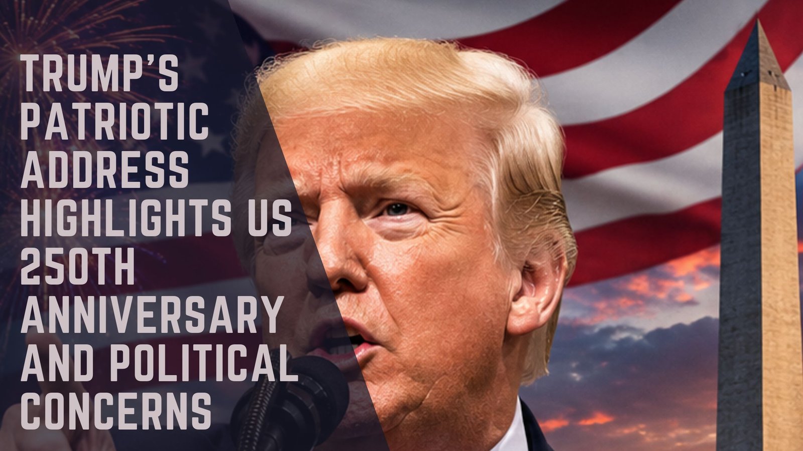 Trump US 250th Anniversary Speech