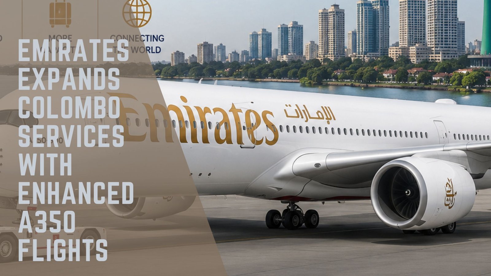 Emirates Expands Colombo A350 Flights