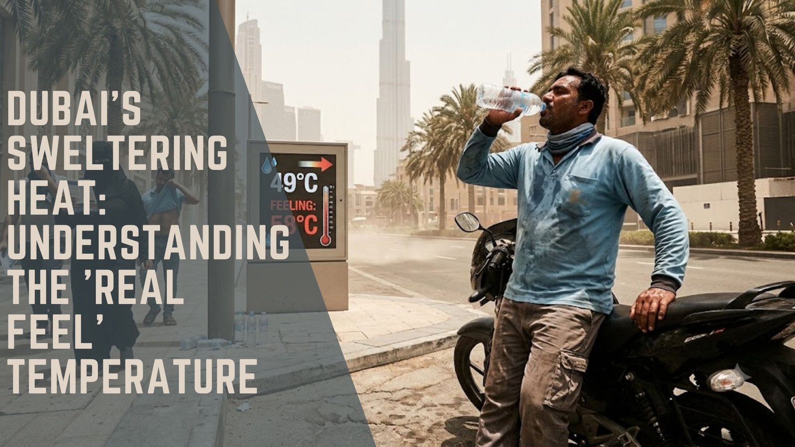 Dubai extreme heat "real feel"