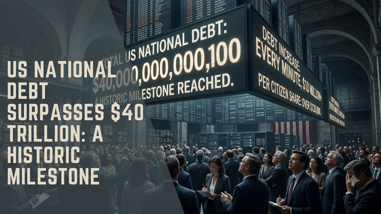 US national debt 40 trillion historic milestone