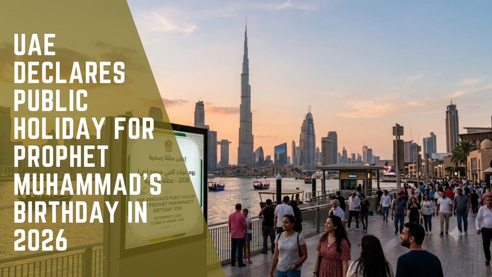 Mawlid Al-Nabi UAE 2026 date