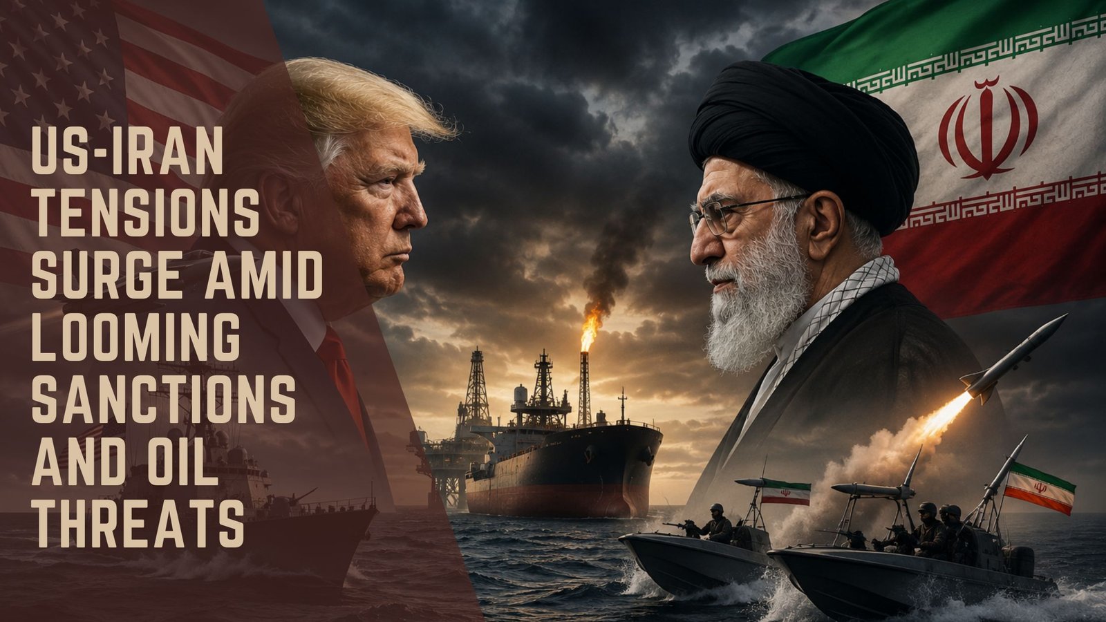 US-Iran tensions sanctions oil threats