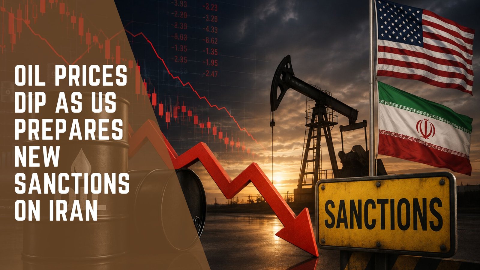 Oil prices dip as US sanctions Iran