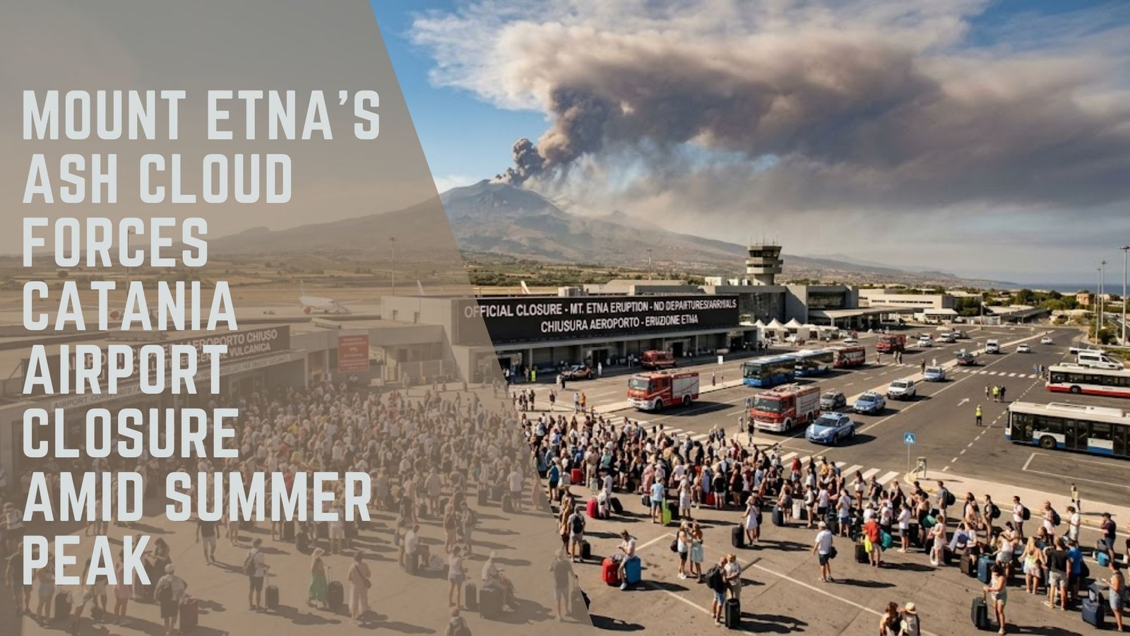 Catania Airport Closure Mt Etna