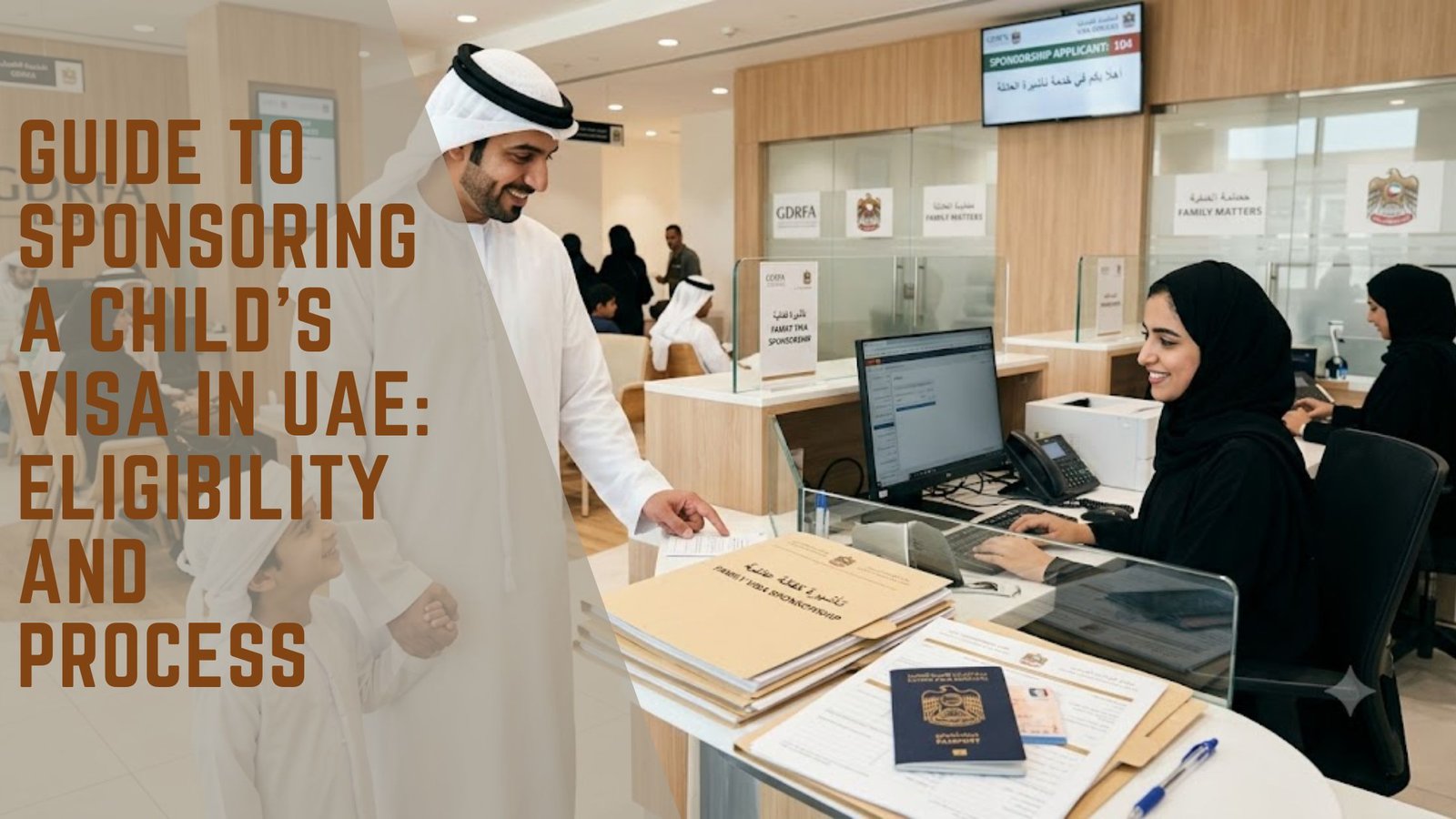 Sponsor child visa UAE eligibility process