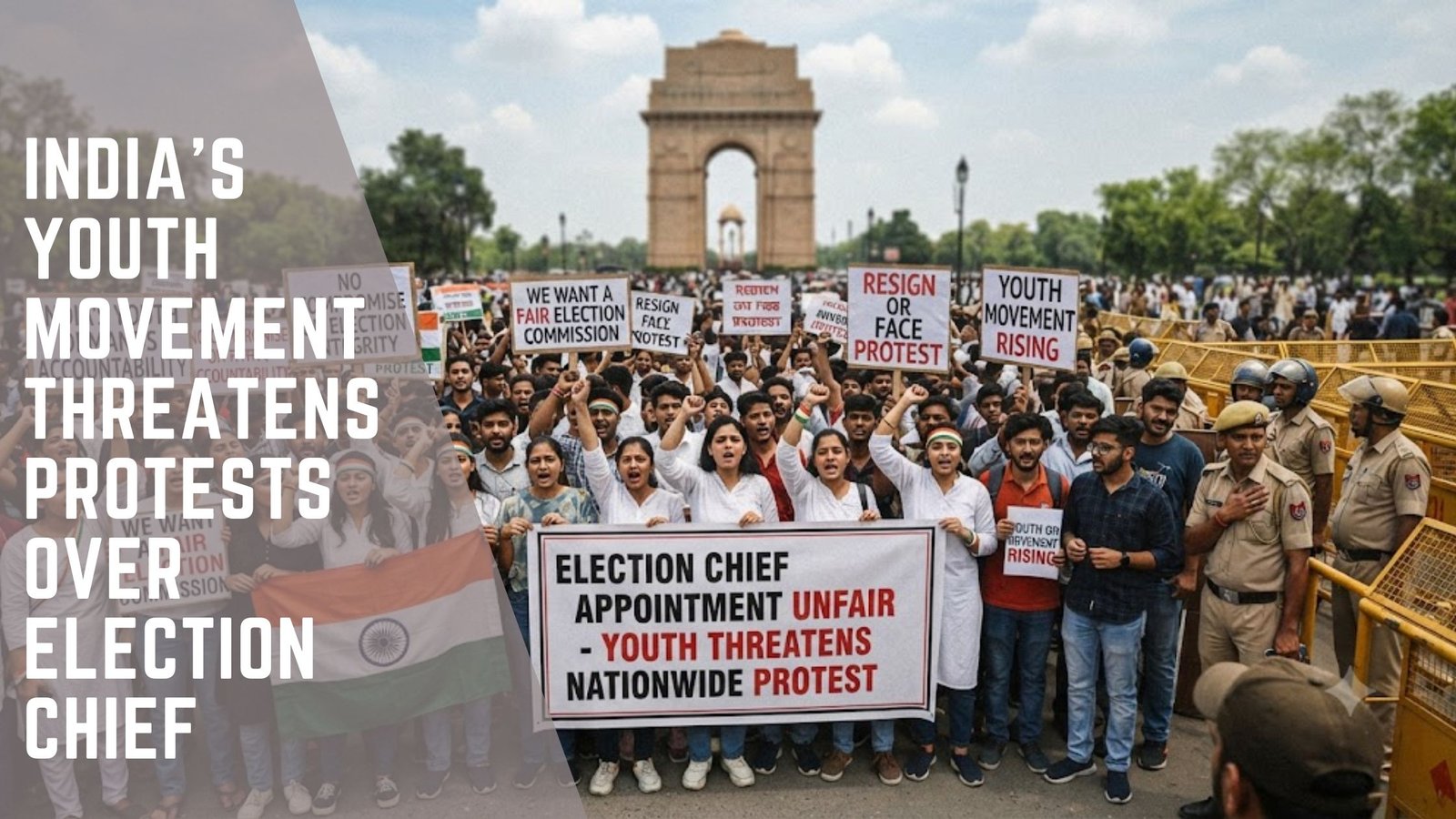 India election chief appointment protest