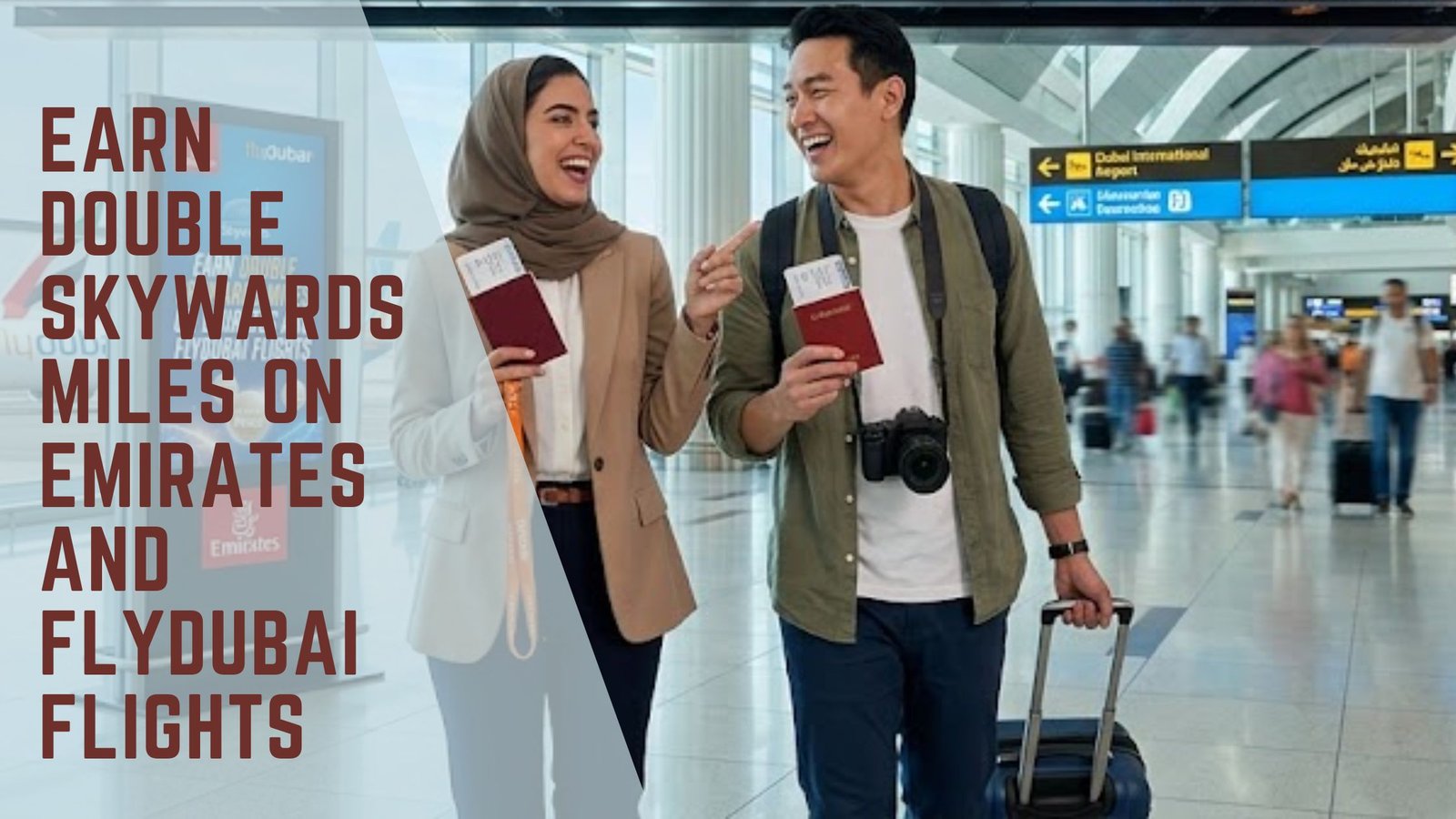 Earn double Skywards Miles Emirates flydubai