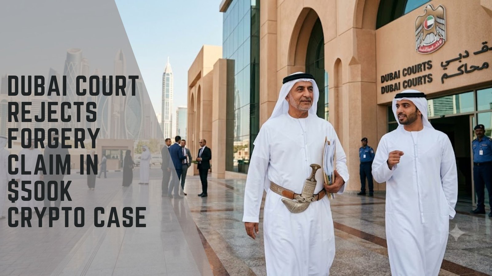 Dubai Court crypto forgery claim dismissal