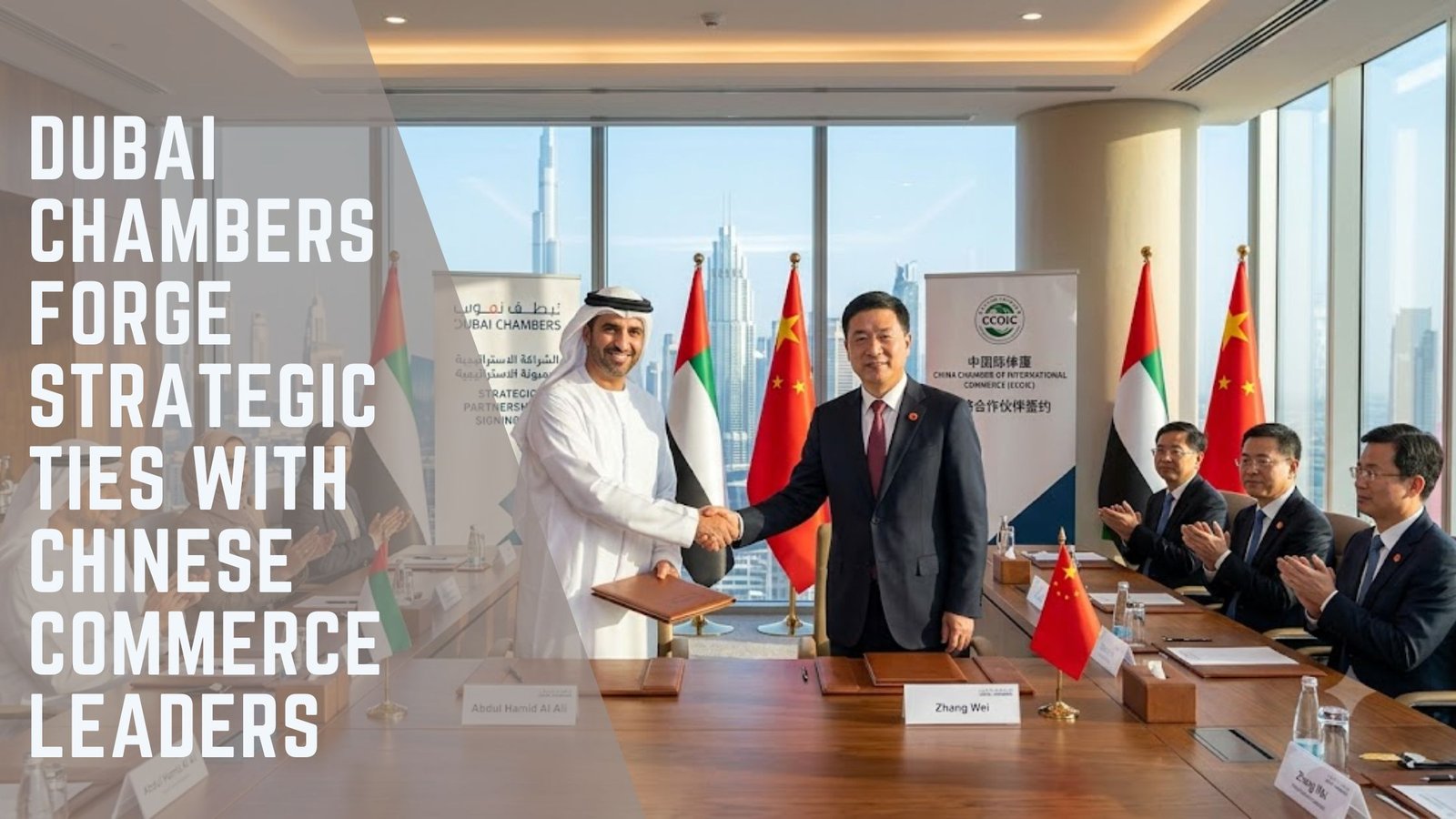 Dubai Chambers Chinese business partnerships