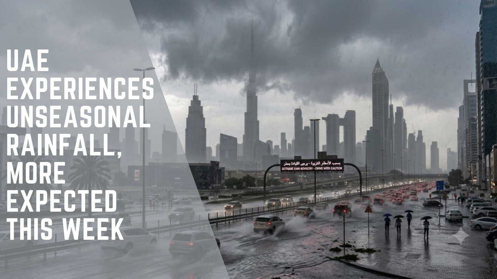 UAE unseasonal rainfall